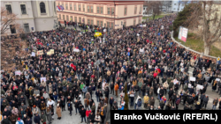 Protest u Čačku, 26. januar 2025.