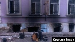 Штаб-квартире ПНФА после пожара