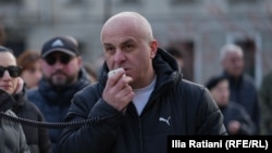 ზაქრო გვიშიანი აქციაზე მთავრობი კანცელარიასთა, 2026 წლის 6 თებერვალი