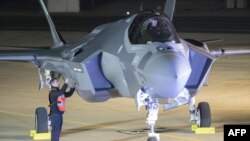 Ізраільскі зьнішчальнік F-35 (архіўнае фота)