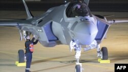 Израиль әскери әуе күштерінің F-35 ұшағы.