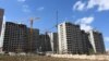 Armenia - New apartment blocks are constructed in Yerevan, 4Apr2015.