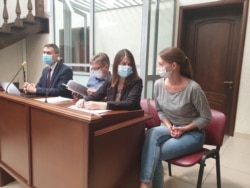 Светлана Прокопьева в зале суда. Июнь 2020 года