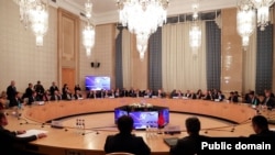 Armenia - The foreign ministers of CIS countries meet in Moscow, October 7, 2024.