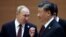 Владимир Путин и Си Дзинпин разговарят по време на срещата на върха на Шанхайската организация за сътрудничество в Самарканд, Узбекистан, 16 септември 2022 г.
