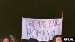Demonstrație la Berlin împotriva regimului Ceaușescu