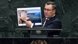 Кыргызстандын президенти Садыр Жапаров. 22-сентябрь, 2026-жыл. Нью-Йорк