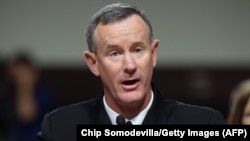 Former commander of U.S. Special Operations William McRaven (file photo)