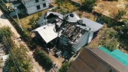 Шабунін показав вигорілий будинок – відео з дрона