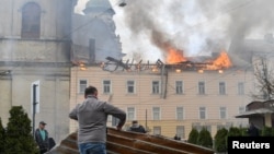 Urmările atacului rusesc asupra orașului ucrainean Liov. 24 martie 2026.