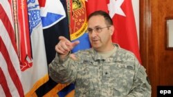 برید جنرال هیرلډ‌ ګرین چې د افغان سرتېري په ډزو کې ووژل شو.