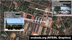 Спадарожнікавы здымак 21 траўня, на якім бачны верталёт Аляксандра Лукашэнкі на пляцы ракетнай часткі ў Асіповічах, а таксама той самы «Іскандэр-М», які выконваў імітацыю «ядзернага пуску» каля двух новапабудаваных ангараў