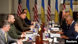 Міністр оборони США Ллойд Остін зустрівся з українською делегацією у Пентагоні, Вашингтон, США, 30 серпня 2024 року