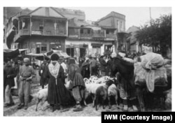 ქუჩის ბაზარი, თბილისი, 1918.