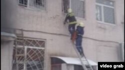 Өрт учурунда тартылган сүрөт. 