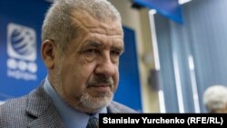 Ukraine, Kyiv - The head of the Mejlis of the Crimean Tatar people Refat Chubarov, 17Nov2015