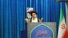 Iranian cleric Ayatollah Ahmad Khatami delivers a sermon during the Friday Prayers in Tehran, November 22, 2019