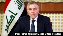 Mohammad Allawi, the Iraqi prime minister-designate, addresses the nation on February 19.