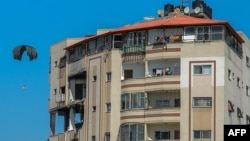 ارسال کمک به غزه از راه هوا در روز جمعه