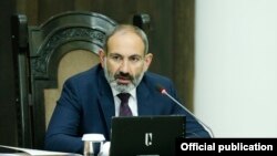 Armenia - Prime Minister Nikol Pashinian holds a cabinet meeting in Yerevan, 19 July 2018.