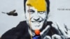 The mural depicted Navalny making the heart gesture to his wife from a glass defendants&#39; cage in a Moscow courtroom in early February after he was sentenced and taken away to a Russian prison for 2 1/2 years.