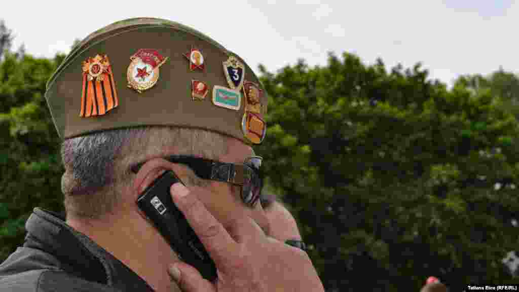 Moldova, Signs and symbols celebrating the Victory Day (may 9) in Chisinau