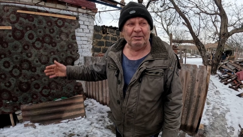 'Killed Right Here': Donbas Pensioner Loses Family To Russia Drone Strike
