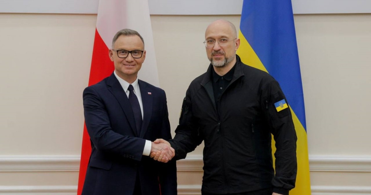 Шмигаль у розмові з Дудою закликав знайти механізм для «повноцінної конфіскації» активів Росії Шмигаль у розмові з Дудою закликав знайти механізм для «повноцінної конфіскації» активів Росії