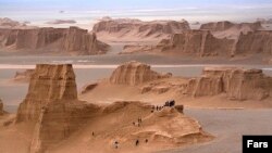 Loot desert in Iran's Kerman, Sistan-Baluchistan province.