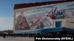 Похороны погибших на шахте "Северная" (Воркута, 4 марта 2016 года) 