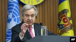 Antonio Guterres la Chișinău