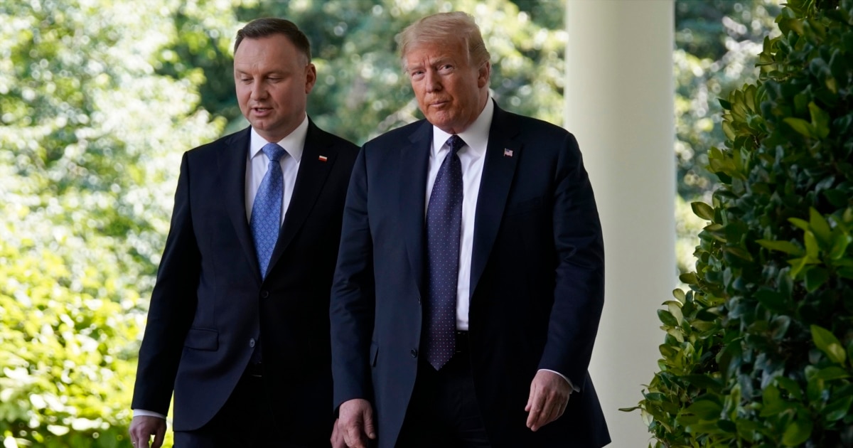 Дуда обговорив з Трампом безпеку Польщі та зміни після перемоги на виборах Навроцького Дуда обговорив з Трампом безпеку Польщі та зміни після перемоги на виборах Навроцького