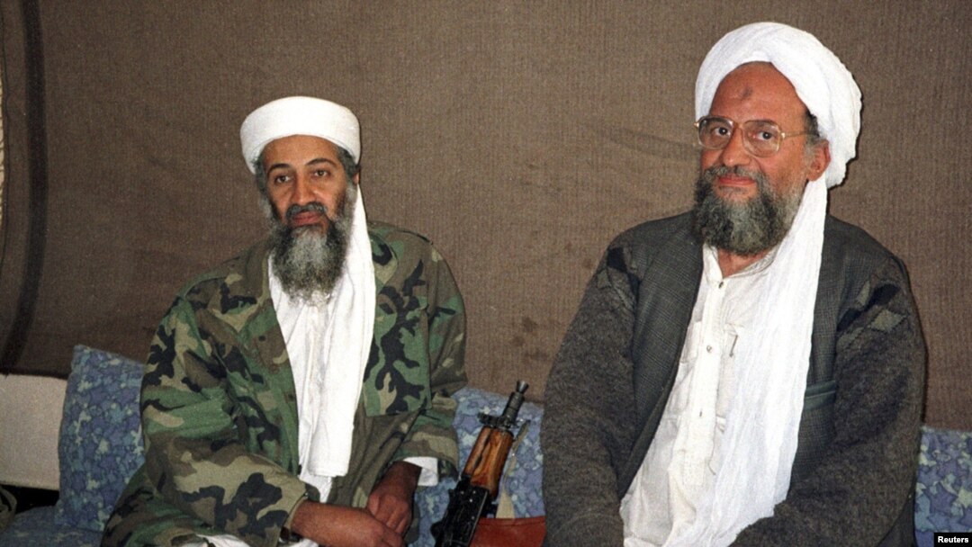 Osama bin Laden və onun köməkçisi Ayman al-Zawahri