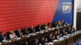 Milo Đukanović na kongresu DPS-a, maj 2011.