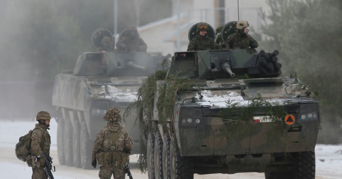 U.K. Troops Arrive In Estonia To Bolster NATO Force