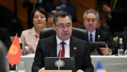 Садыр Жапаров Токиодогу Борбор Азия+Жапония саммитинде. 2025-жылдын 20-декабры.