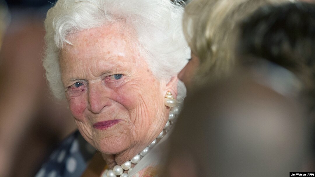 Barbara Bush, 2015.