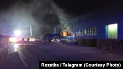 Последствия удара по маркетплейсу Rozetka, Киевская область, 2 августа 2026 года