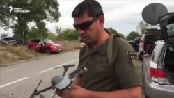 დრონი, რომლითაც ოკუპირებული ტერიტორიიდან გადმოფრენილი ე.წ. კვადროკოპტერი ჩამოაგდეს