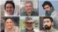 Iranian environmental activists (from top-left clockwise) Niloufar Bayani, Houman Jokar, Amirhossein Khaleghi, Taher Ghadirian, Morad Tahbaz, and Sepideh Kashani were jailed for six to 10 years.