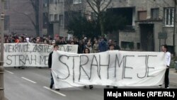 Protesti protiv nasilja i kriminala, Tuzla, januar 2011.