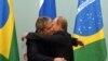 Întâlnire între prim-ministrul rus (pe atunci) Vladimir Putin (dr) și președintele brazilian Luiz Ignacio Lula da Silva la Moscova, Rusia, 14 mai 2010