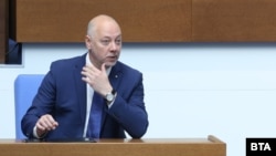 Премиерът Росен Желязков в Народното събрание, 12 септември 2025 г.