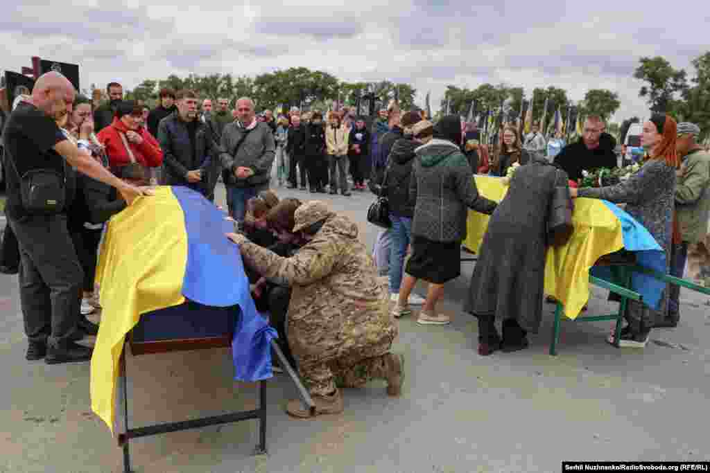 Церемонія прощання на Алеї слави військових поховань, Бровари