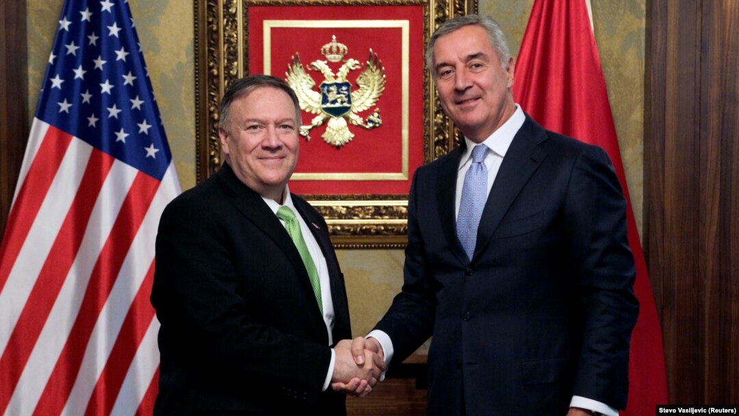 Majk Pompeo i Milo Đukanović u Podgorici