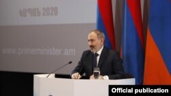 Վարչապետ Նիկոլ Փաշինյանը Կապանում ասուլիսի ժամանակ, 25-ը հունվարի, 2020թ․