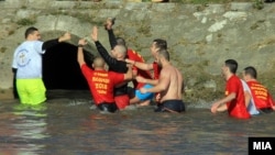 Манифестацијата Водици на реката Вардар во Скопје,19.01.2018