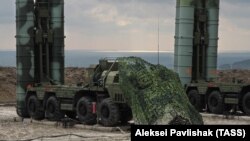 Руски антиракетен систем во Федосија.