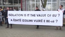 Protestë e studentëve për liberalizimin e vizave