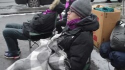 Голодовка у стен СИЗО в Москве (видео)